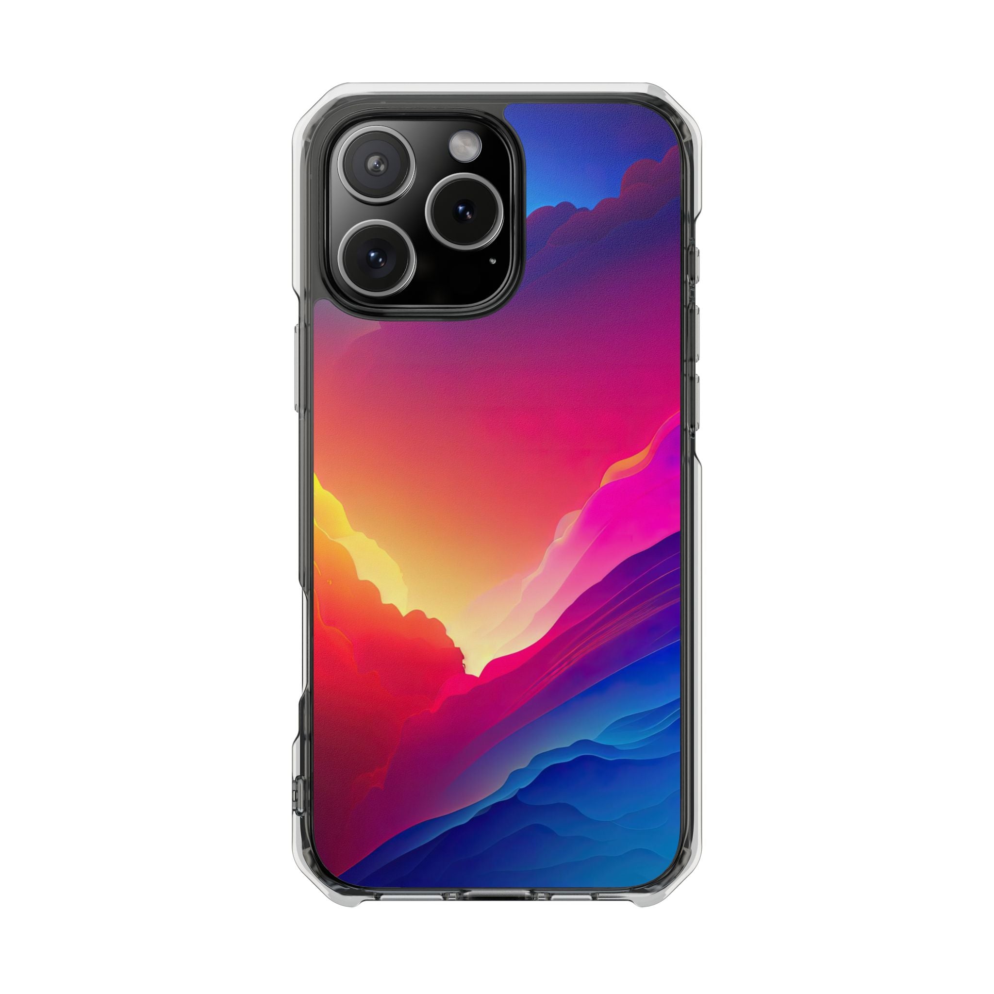 Rainbow Clouds - Magnetic Clear Impact Case
