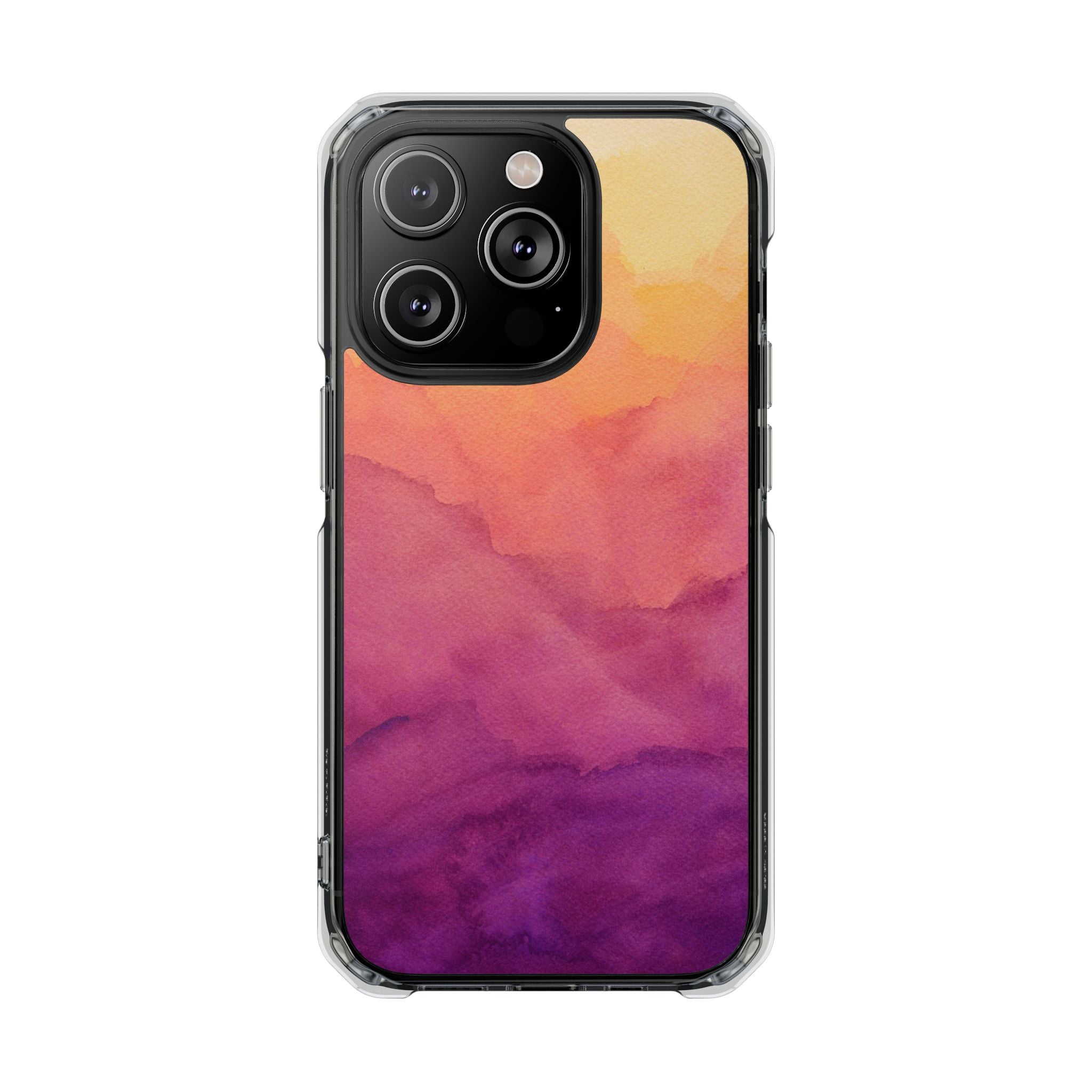 Watercolour Sunrise - Magnetic Clear Impact Case