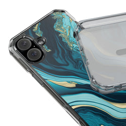 Image of Blue Marble - Magnetic Clear Impact Case