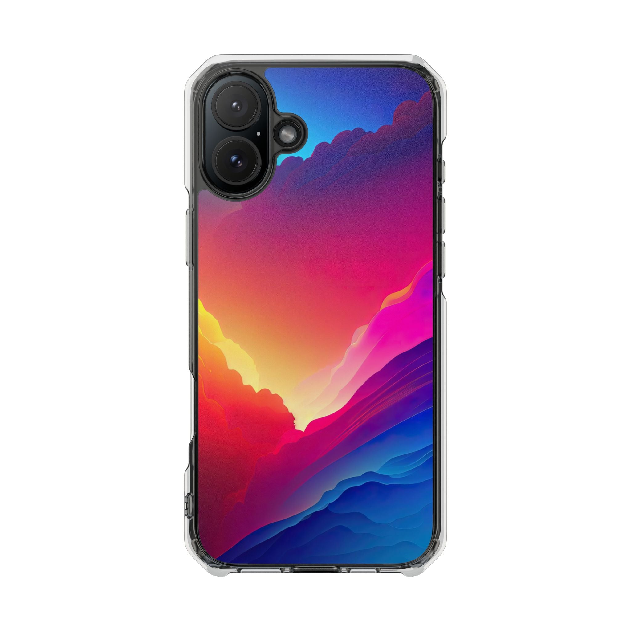 Rainbow Clouds - Magnetic Clear Impact Case