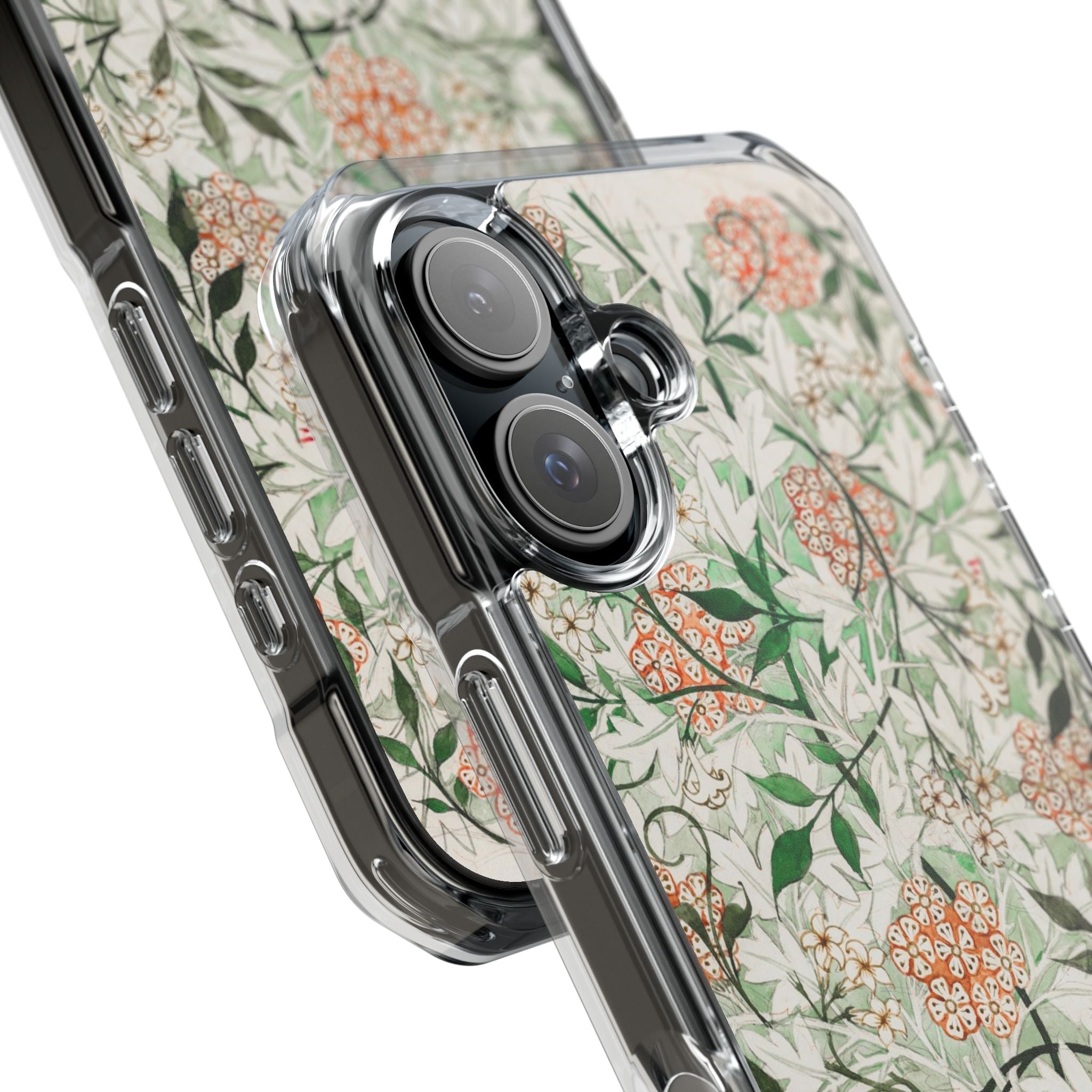 William Morris's (1834-1896) famous Jasmine pattern artwork - Magnetic Clear Impact Case