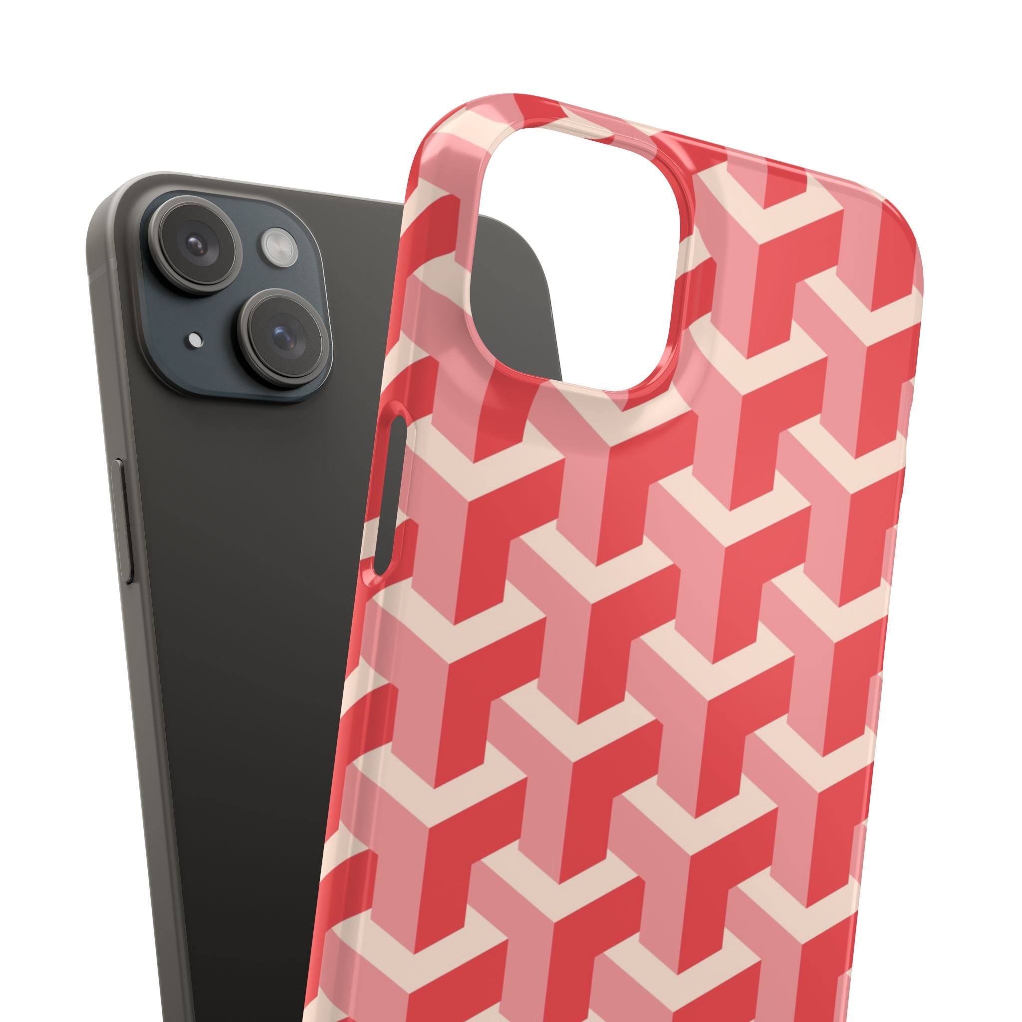 Pink Geo - Snap Case