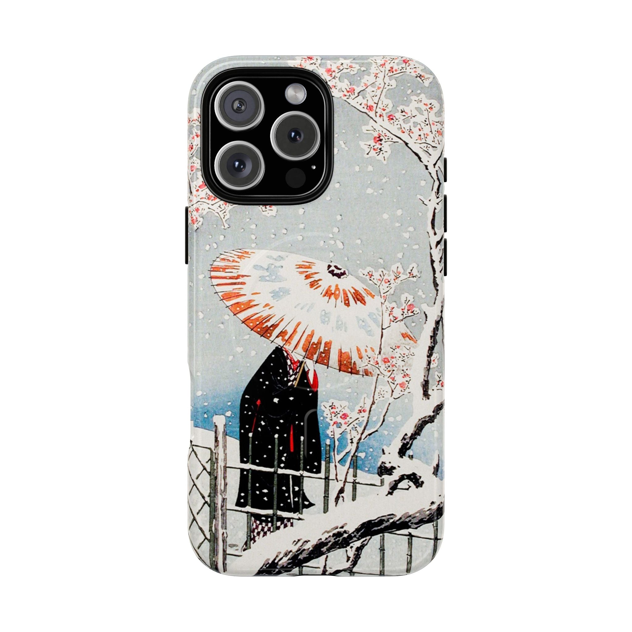 Plum Tree in Snow by Hiroaki Takahashi - Tough Magnetic Case