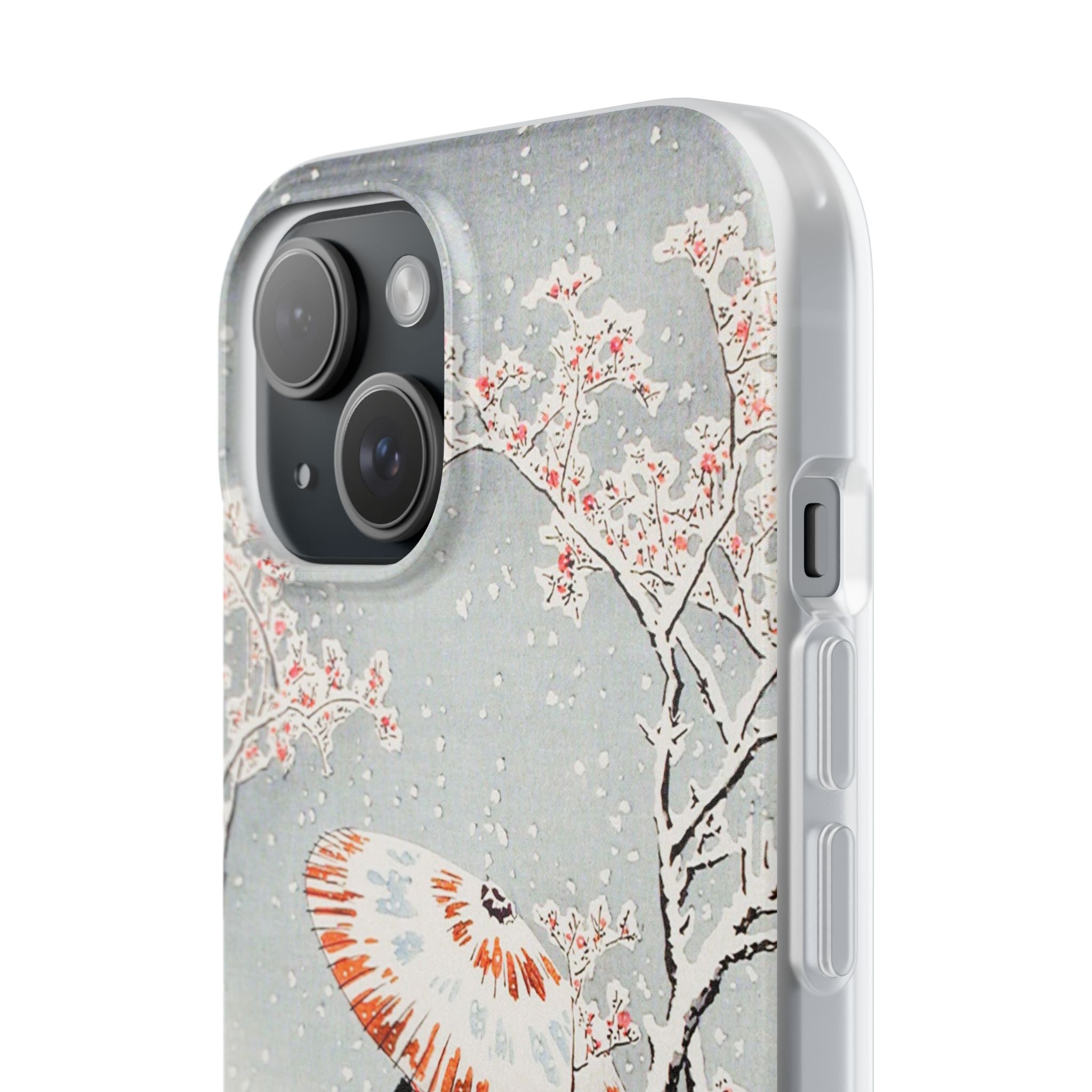 Plum Tree in Snow by Hiroaki Takahashi - Flexi Case