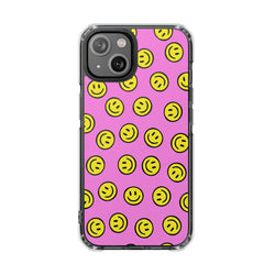 Image of Smiley Happy People - Magnetic Clear Impact Case