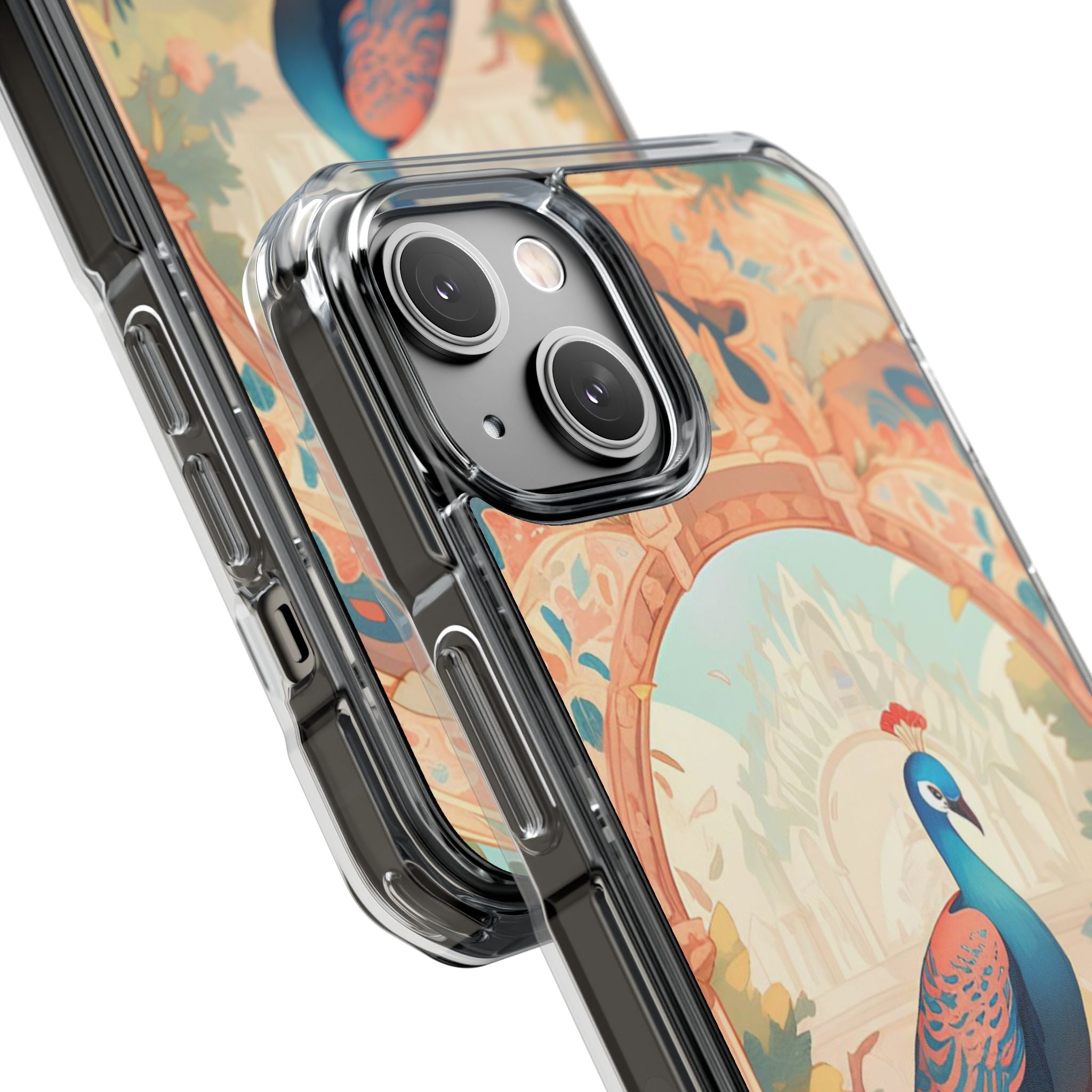 Peacock - Magnetic Clear Impact Case