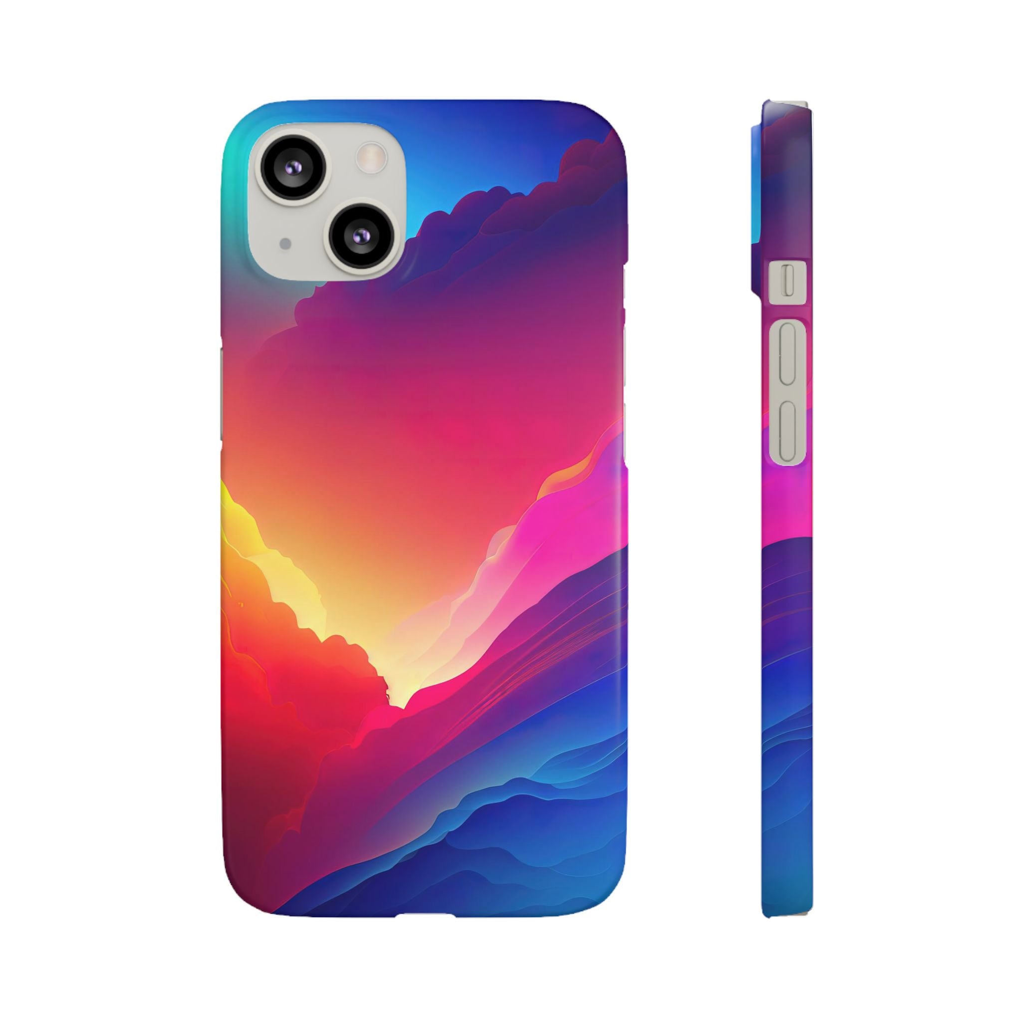 Rainbow Clouds - Snap Case