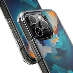 Image of Brushstrokes - Magnetic Clear Impact Case