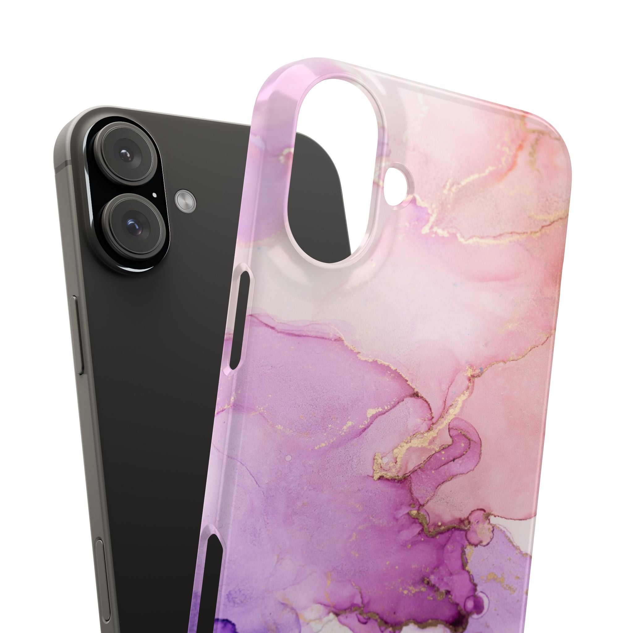 Pink Marble - Snap Case