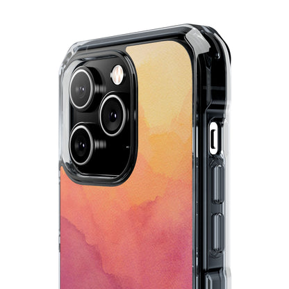 Watercolour Sunrise - Magnetic Clear Impact Case