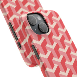 Image of Pink Geo - Snap Case