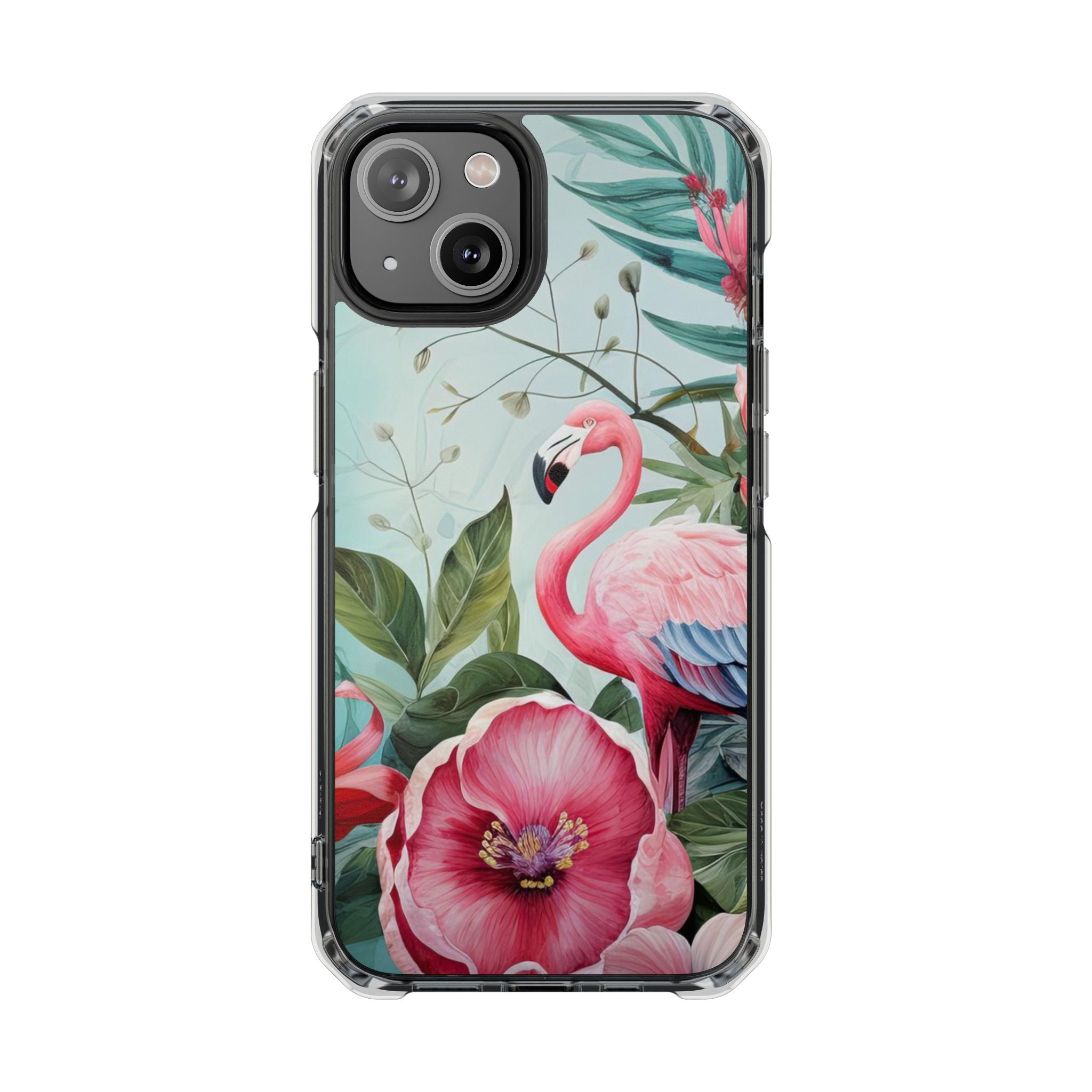 Flamingo - Magnetic Clear Impact Case