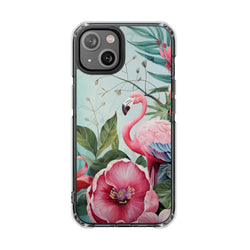 Image of Flamingo - Magnetic Clear Impact Case