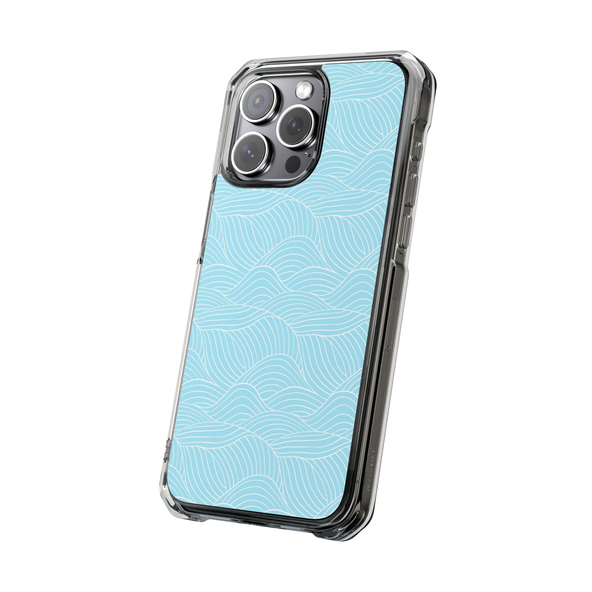 Ocean Lines - Magnetic Clear Impact Case