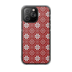 Image of Snow Flake - Magnetic Clear Impact Case