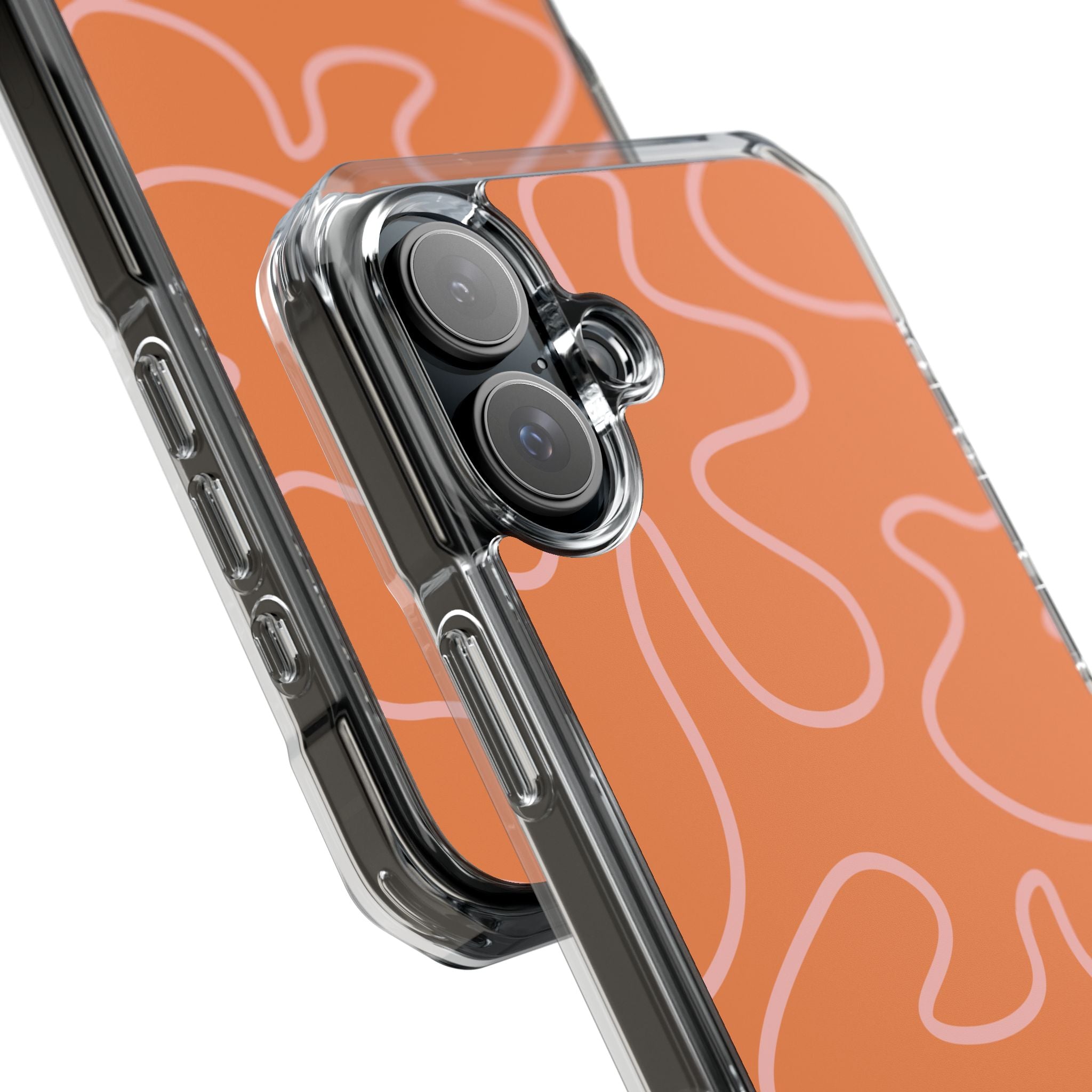 Retro Waves - Magnetic Clear Impact Case