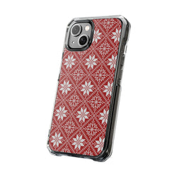 Image of Snow Flake - Magnetic Clear Impact Case