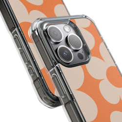 Image of Retro Flowers - Magnetic Clear Impact Case