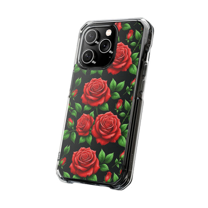 Roses are Red - Magnetic Clear Impact Case