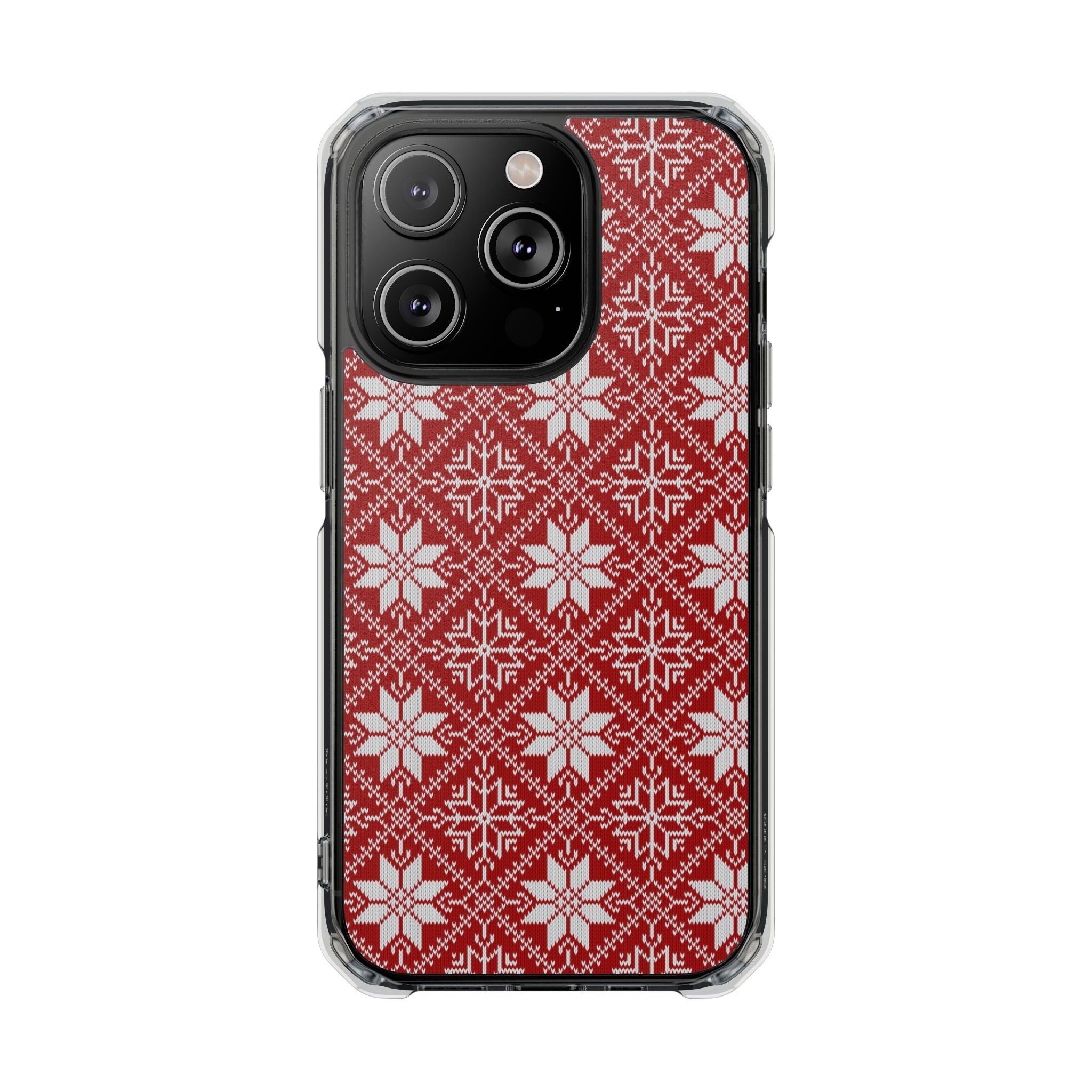 Snow Flake - Magnetic Clear Impact Case