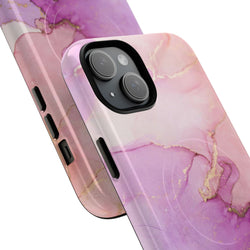 Image of Pink Marble - Tough Magnetic Case