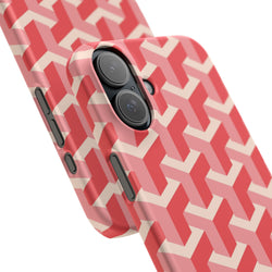 Image of Pink Geo - Snap Case