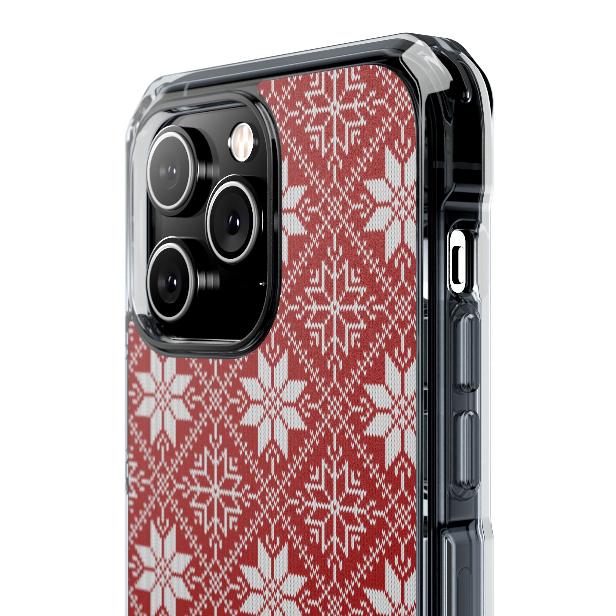 Snow Flake - Magnetic Clear Impact Case