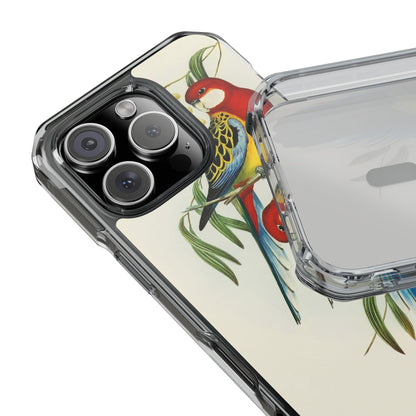 Rosehill Parakeet by Elizabeth Gould - Magnetic Clear Impact Case