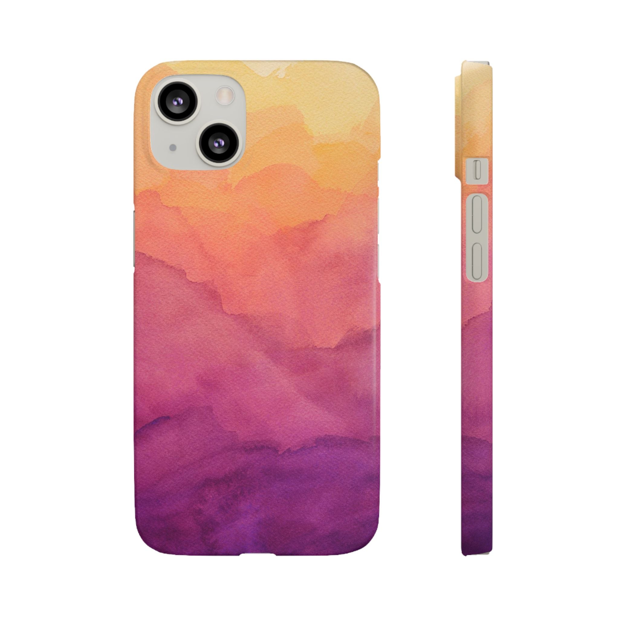 Watercolour Sunrise - Snap Case