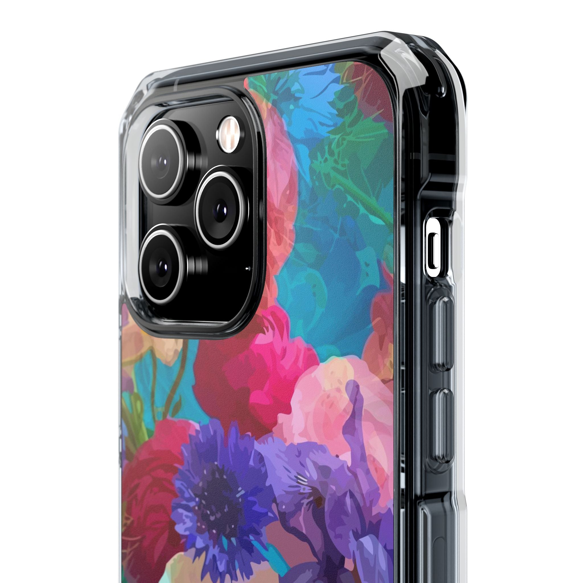 Poppy Rose - Magnetic Clear Impact Case