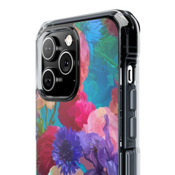 Image of Poppy Rose - Magnetic Clear Impact Case