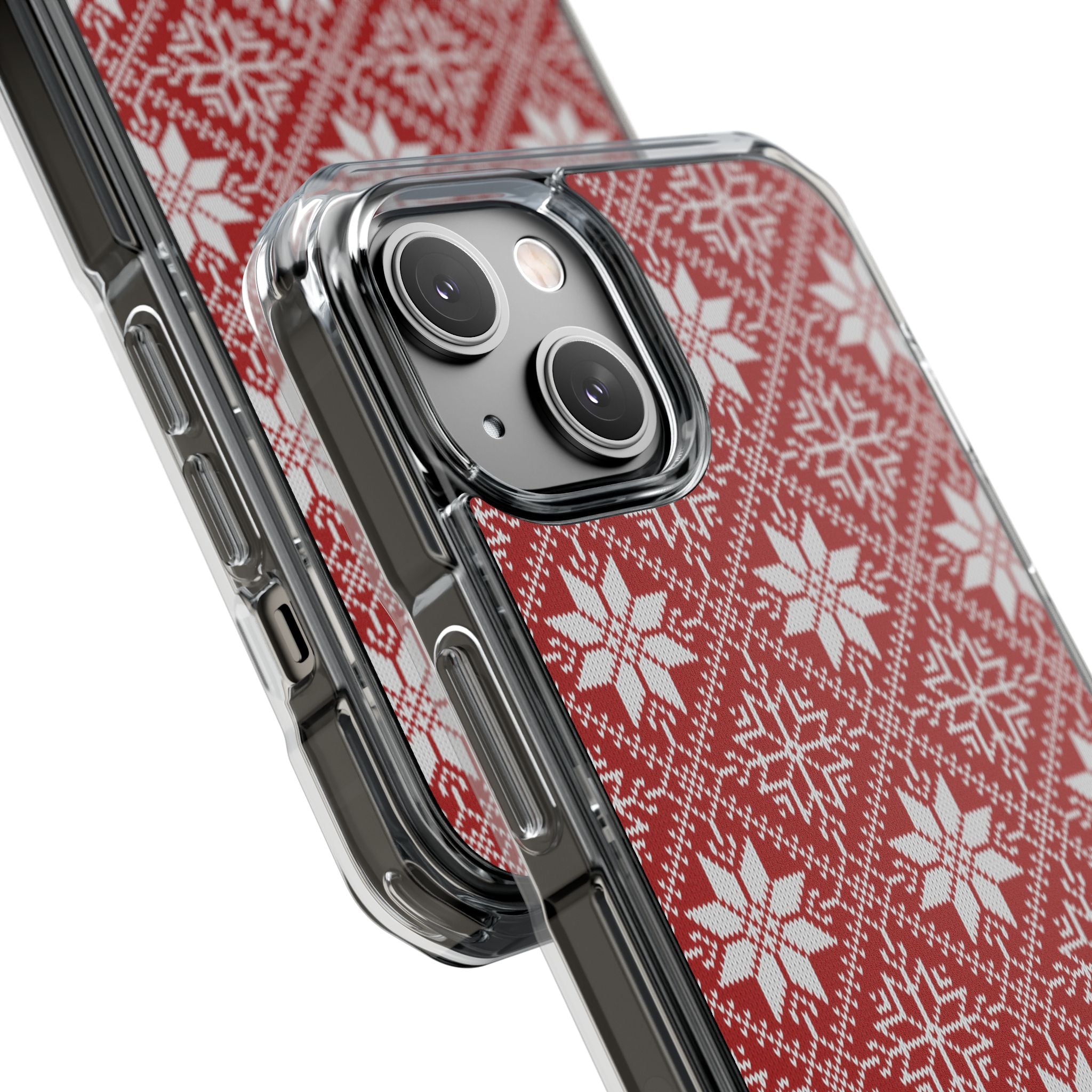 Snow Flake - Magnetic Clear Impact Case