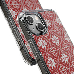 Image of Snow Flake - Magnetic Clear Impact Case