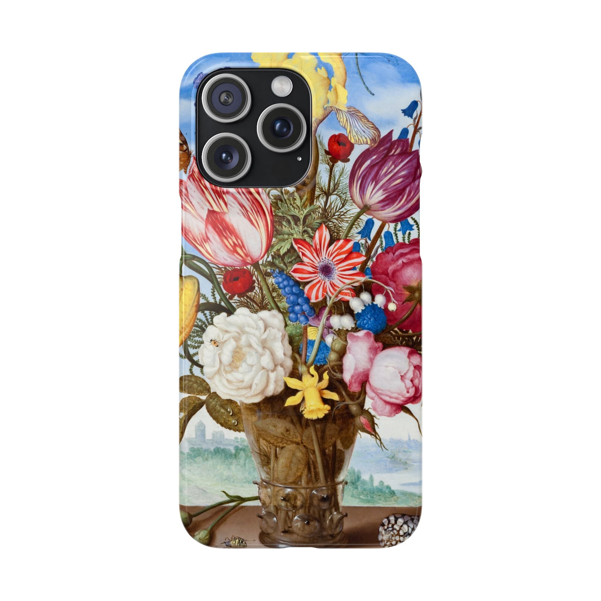 Bouquet of Flowers by Ambrosius Bosschaert - Snap Case