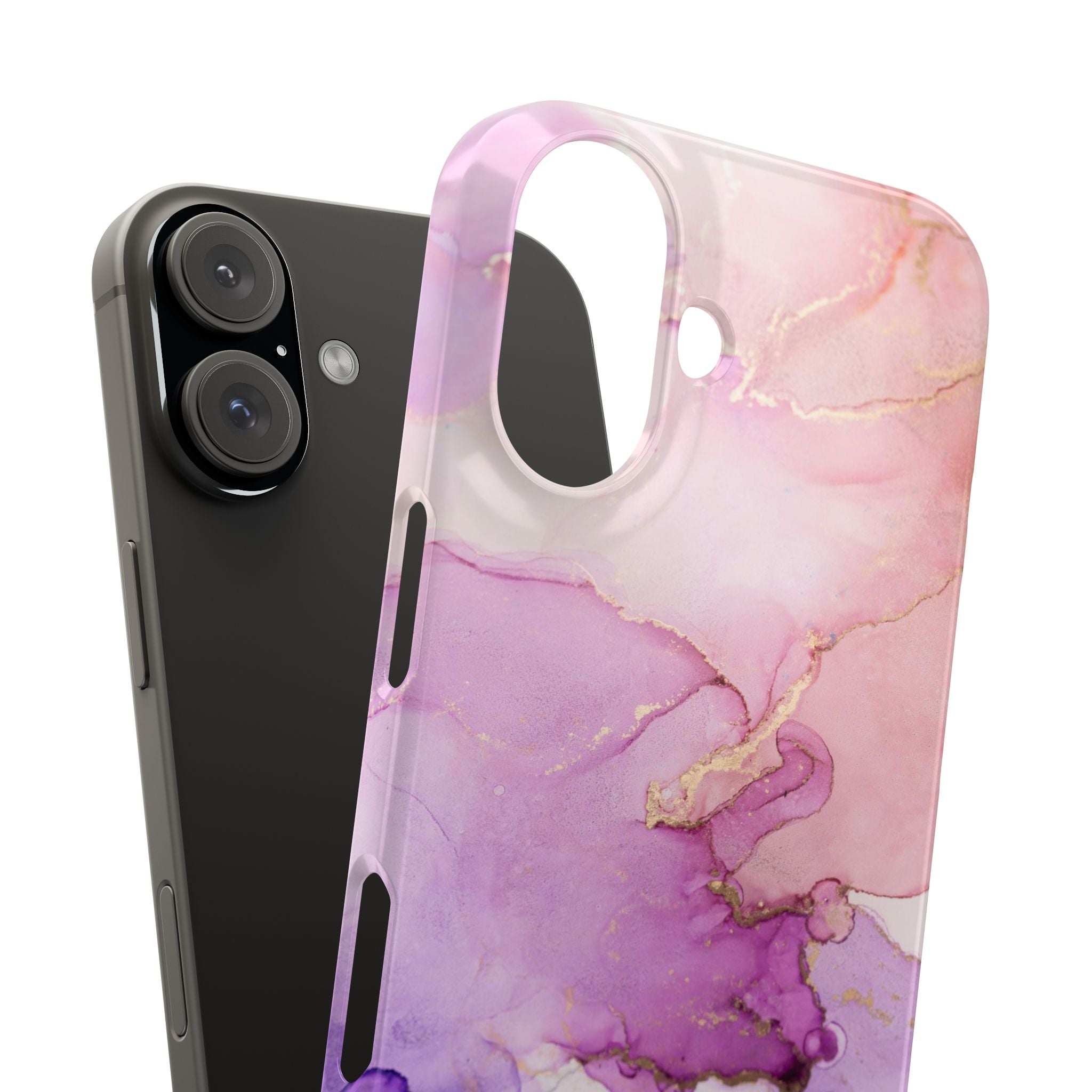 Pink Marble - Snap Case