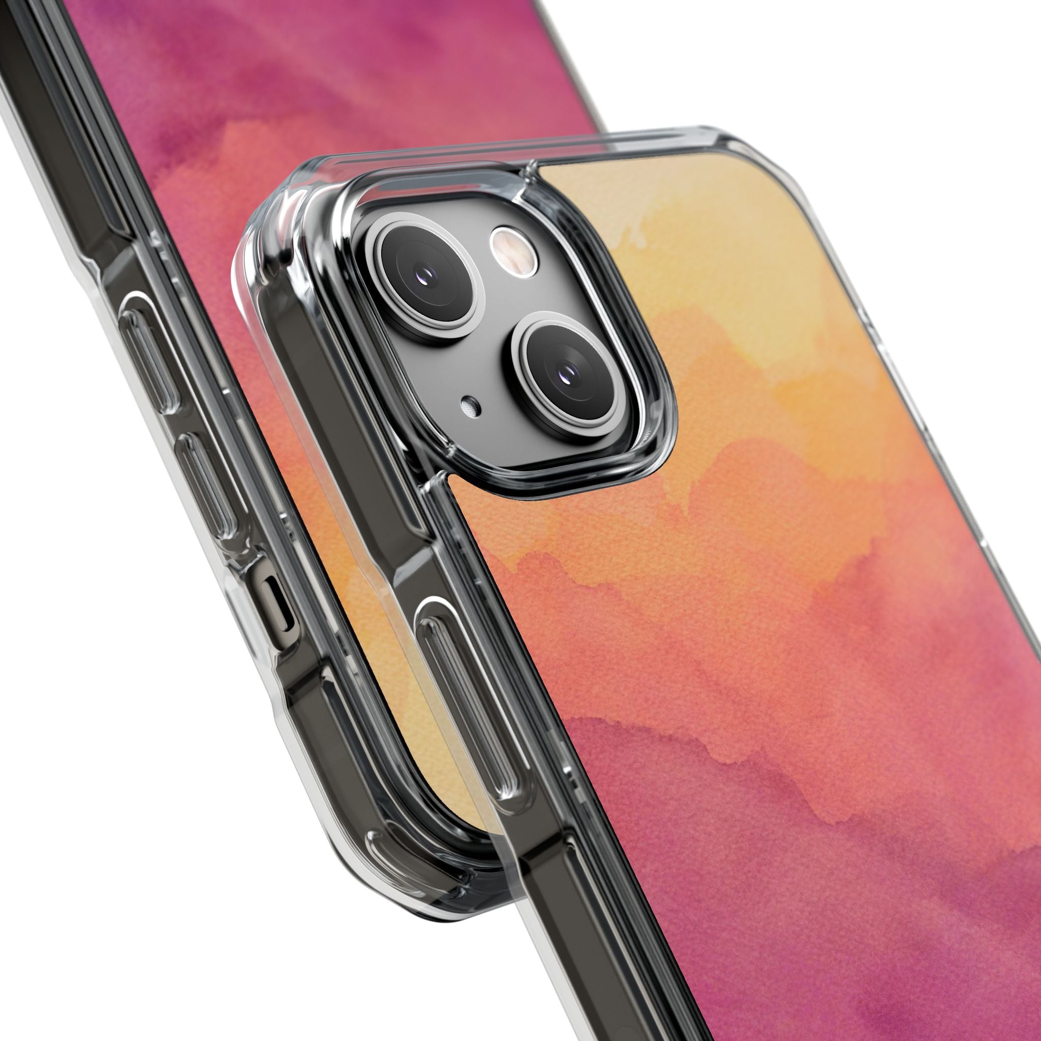 Watercolour Sunrise - Magnetic Clear Impact Case