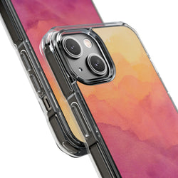 Image of Watercolour Sunrise - Magnetic Clear Impact Case