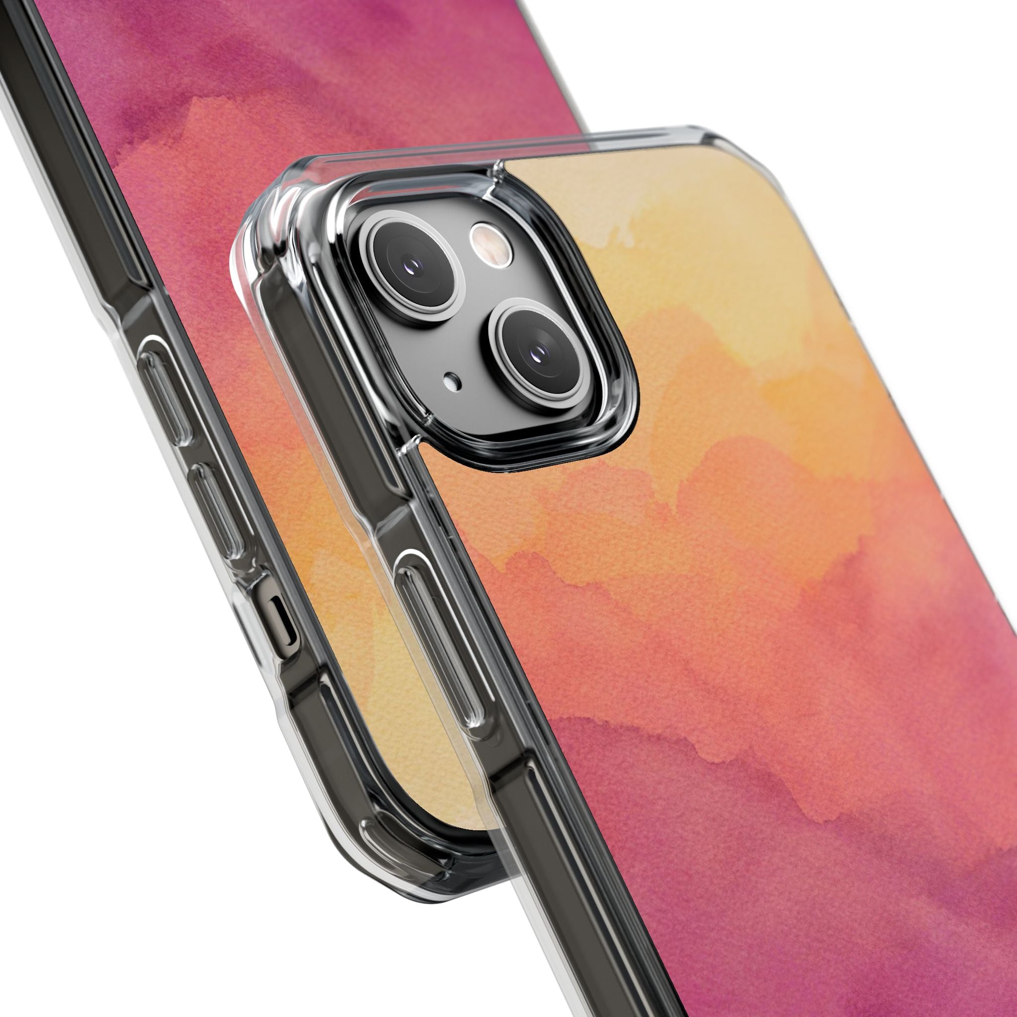 Watercolour Sunrise - Magnetic Clear Impact Case