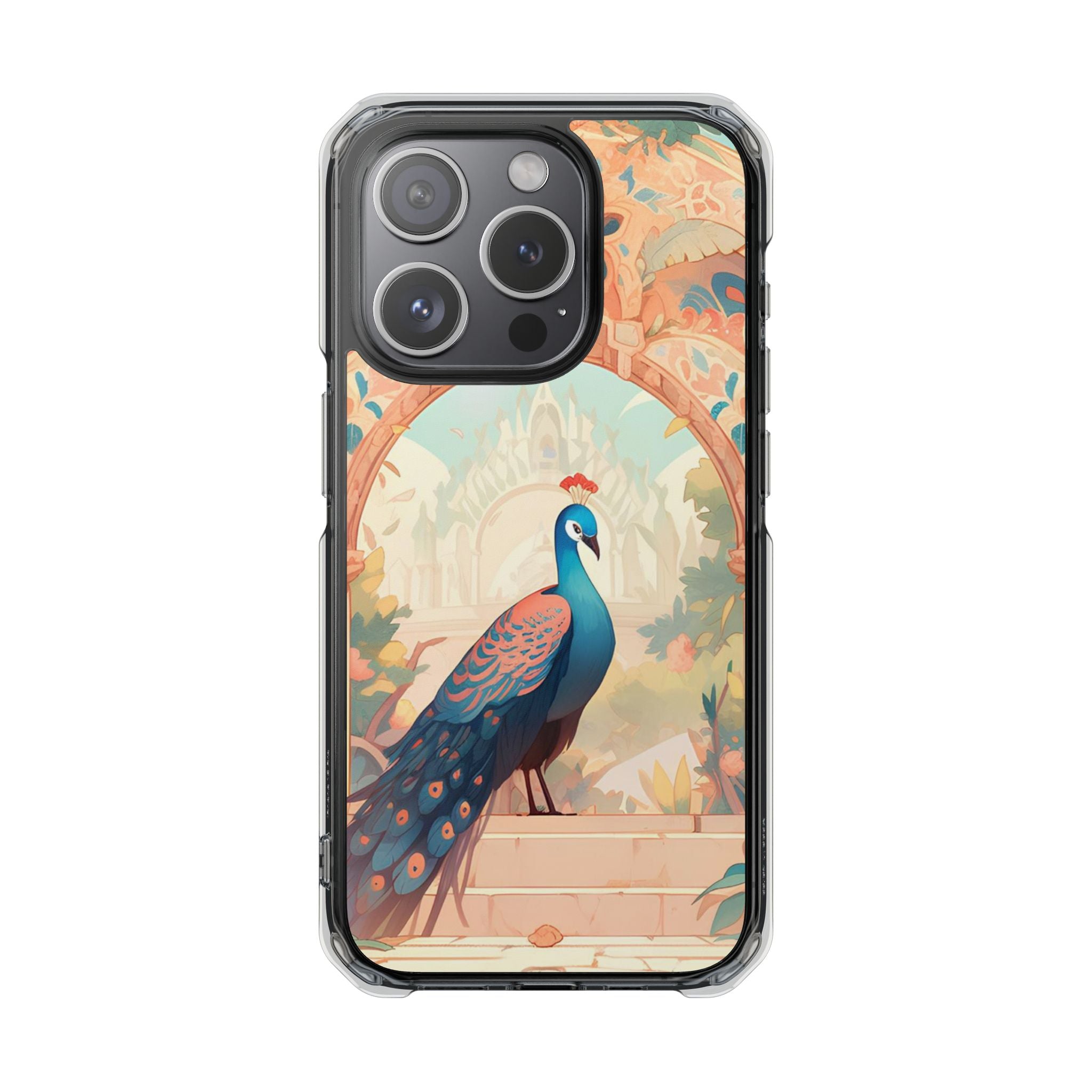 Peacock - Magnetic Clear Impact Case