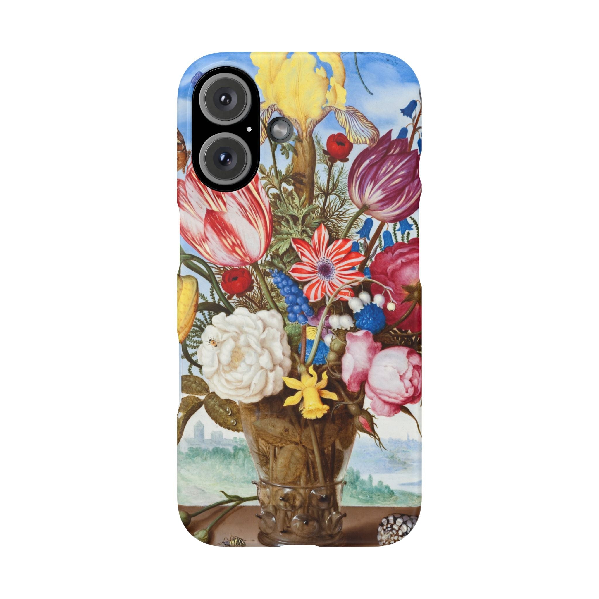 Bouquet of Flowers by Ambrosius Bosschaert - Snap Case