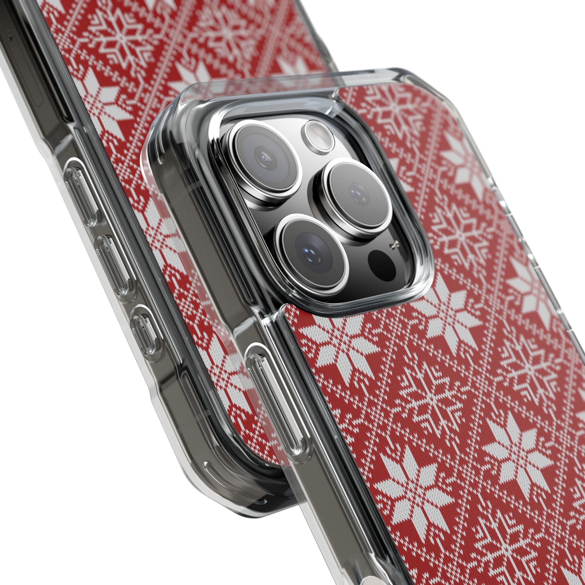 Snow Flake - Magnetic Clear Impact Case