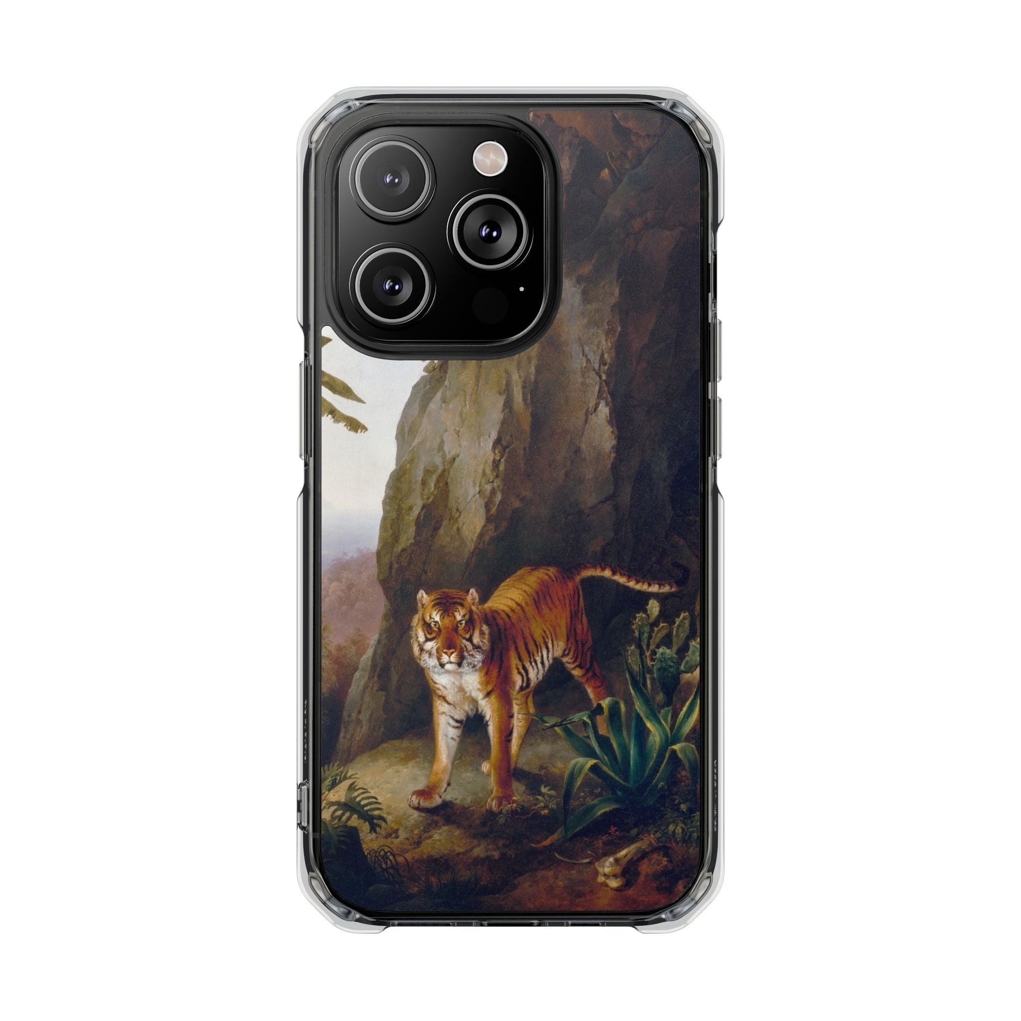 Tiger in a Cave (ca. 1814) - Magnetic Clear Impact Case