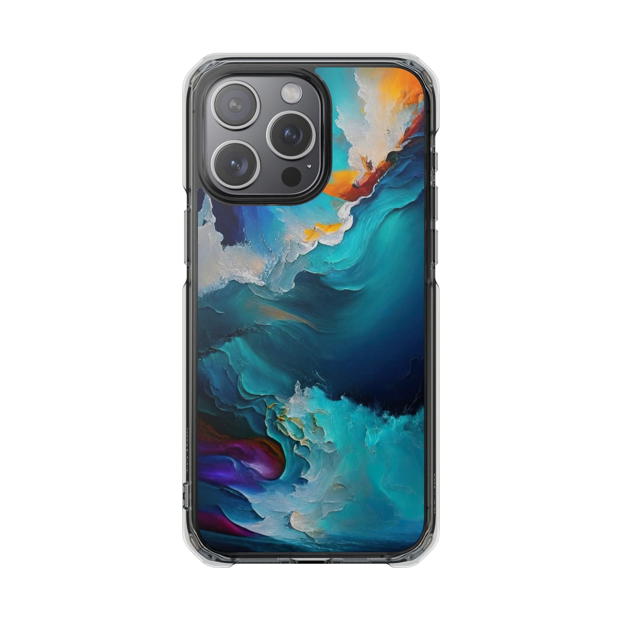 Brushstrokes - Magnetic Clear Impact Case