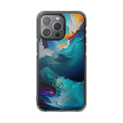 Image of Brushstrokes - Magnetic Clear Impact Case