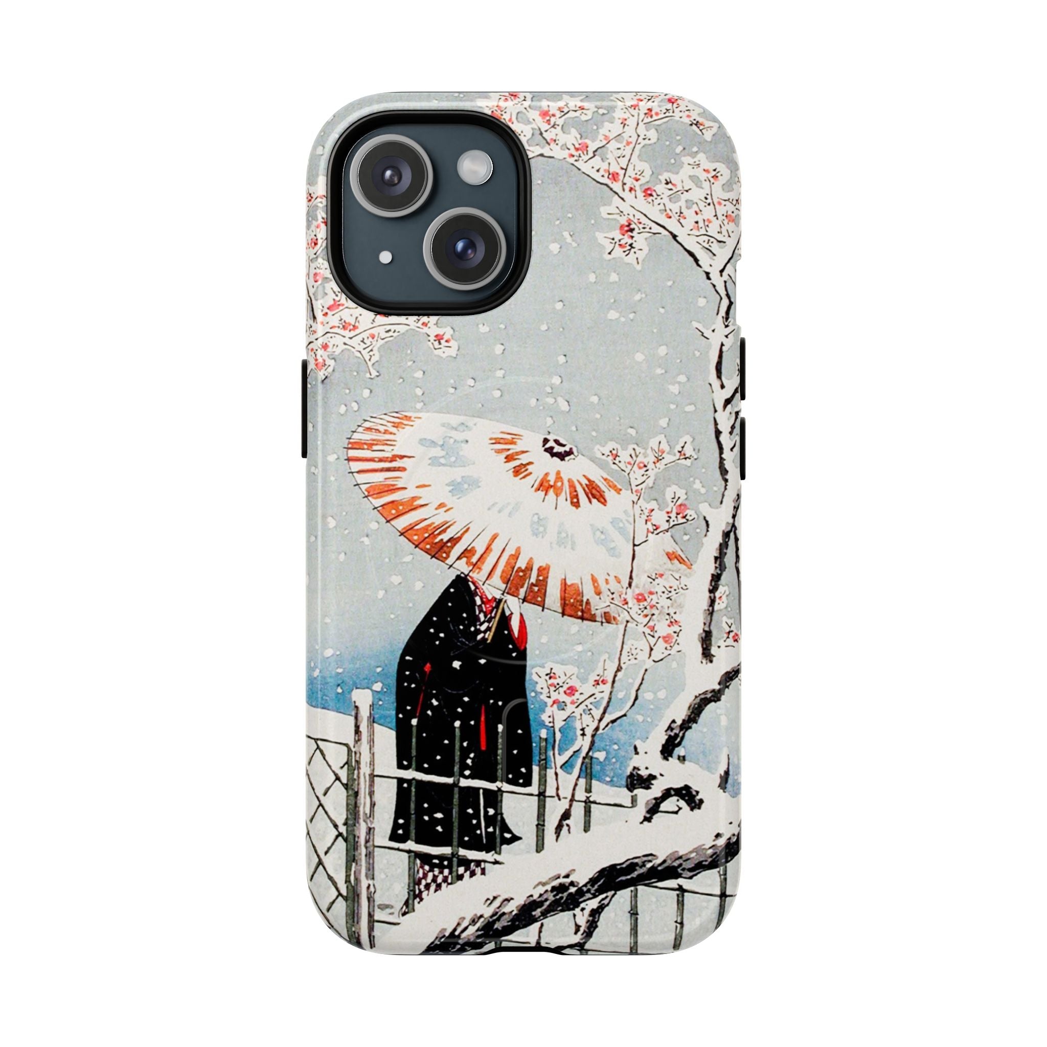 Plum Tree in Snow by Hiroaki Takahashi - Tough Magnetic Case