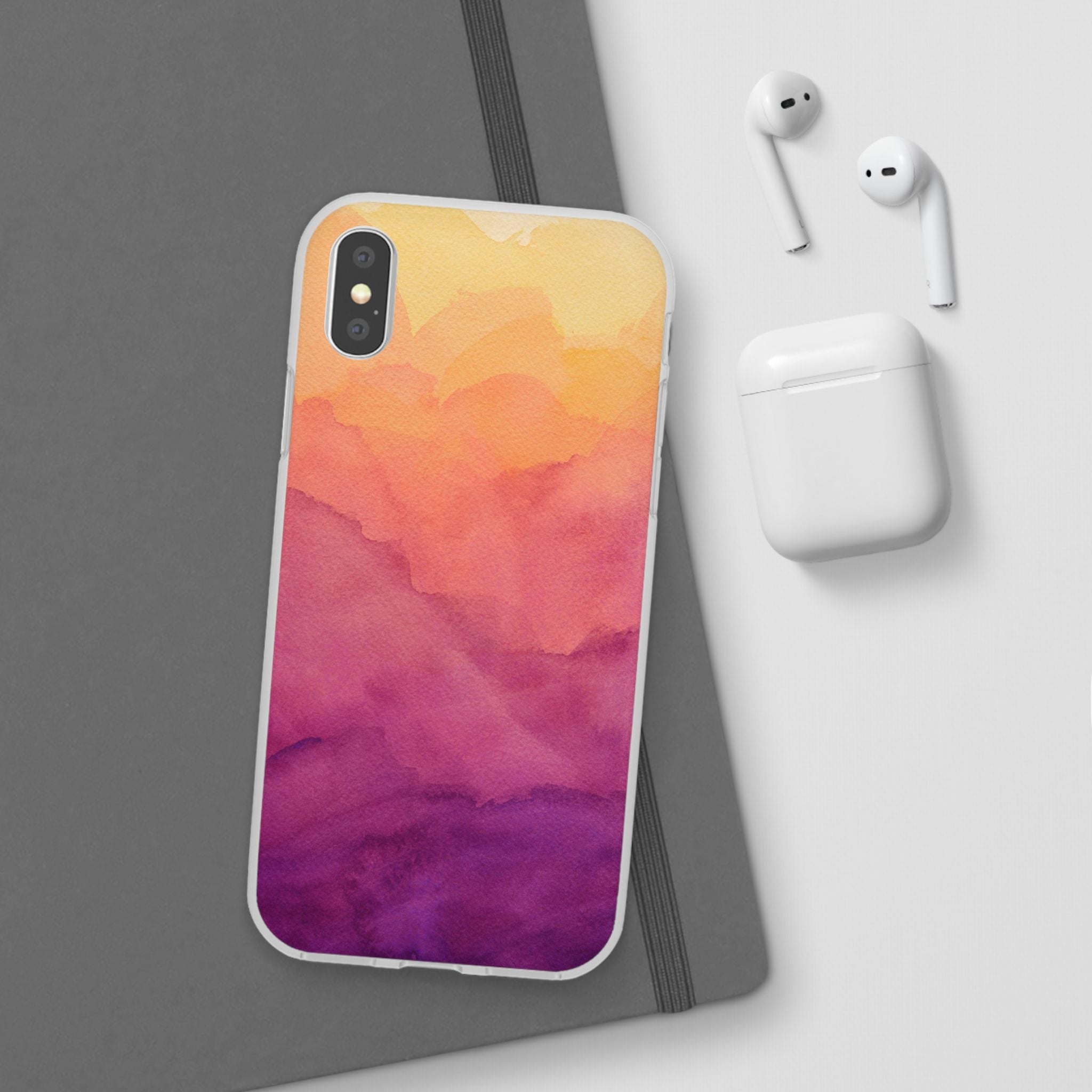 Watercolour Sunrise - Flexi Case