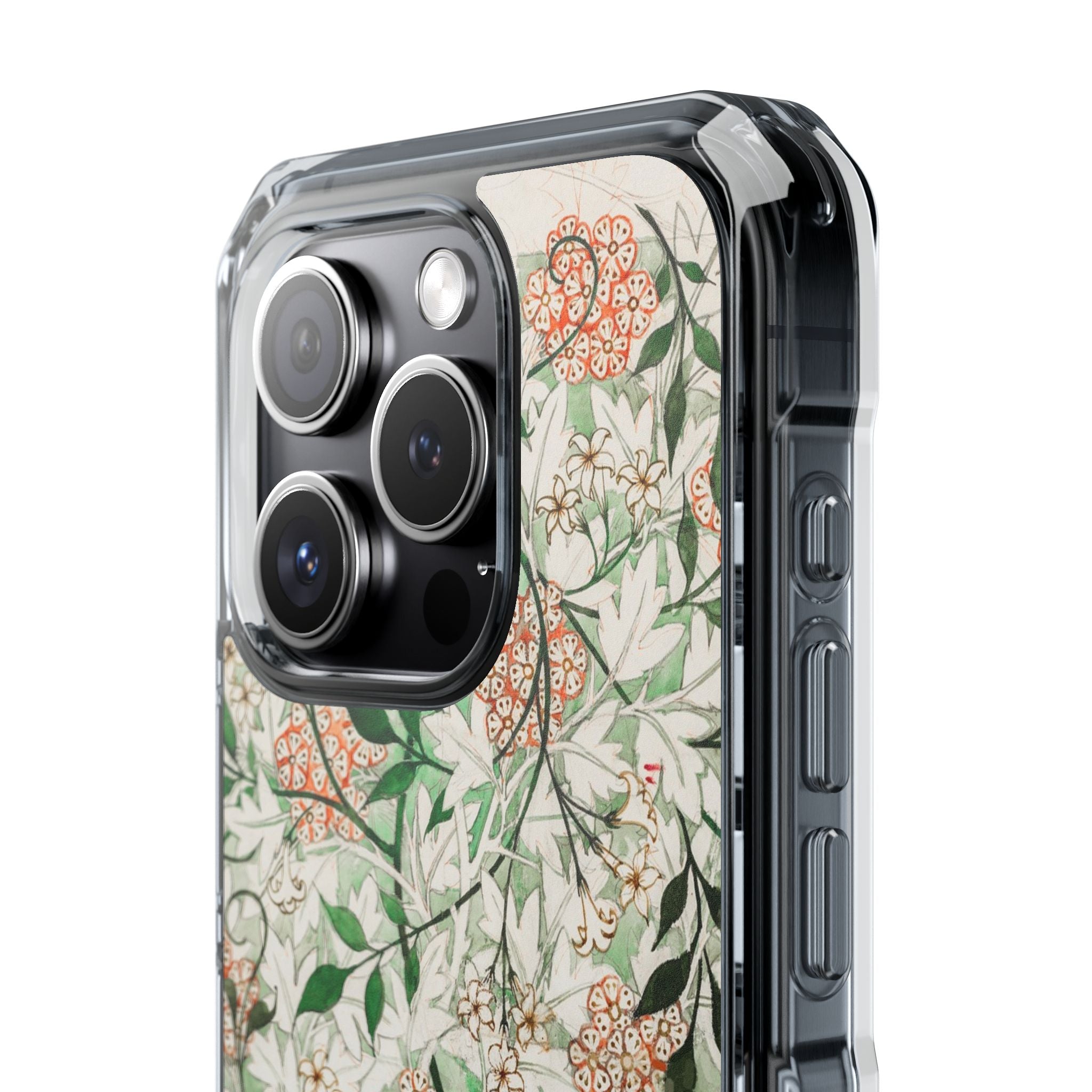 William Morris's (1834-1896) famous Jasmine pattern artwork - Magnetic Clear Impact Case