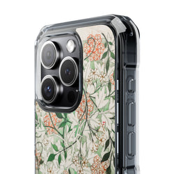 Image of William Morris's (1834-1896) famous Jasmine pattern artwork - Magnetic Clear Impact Case