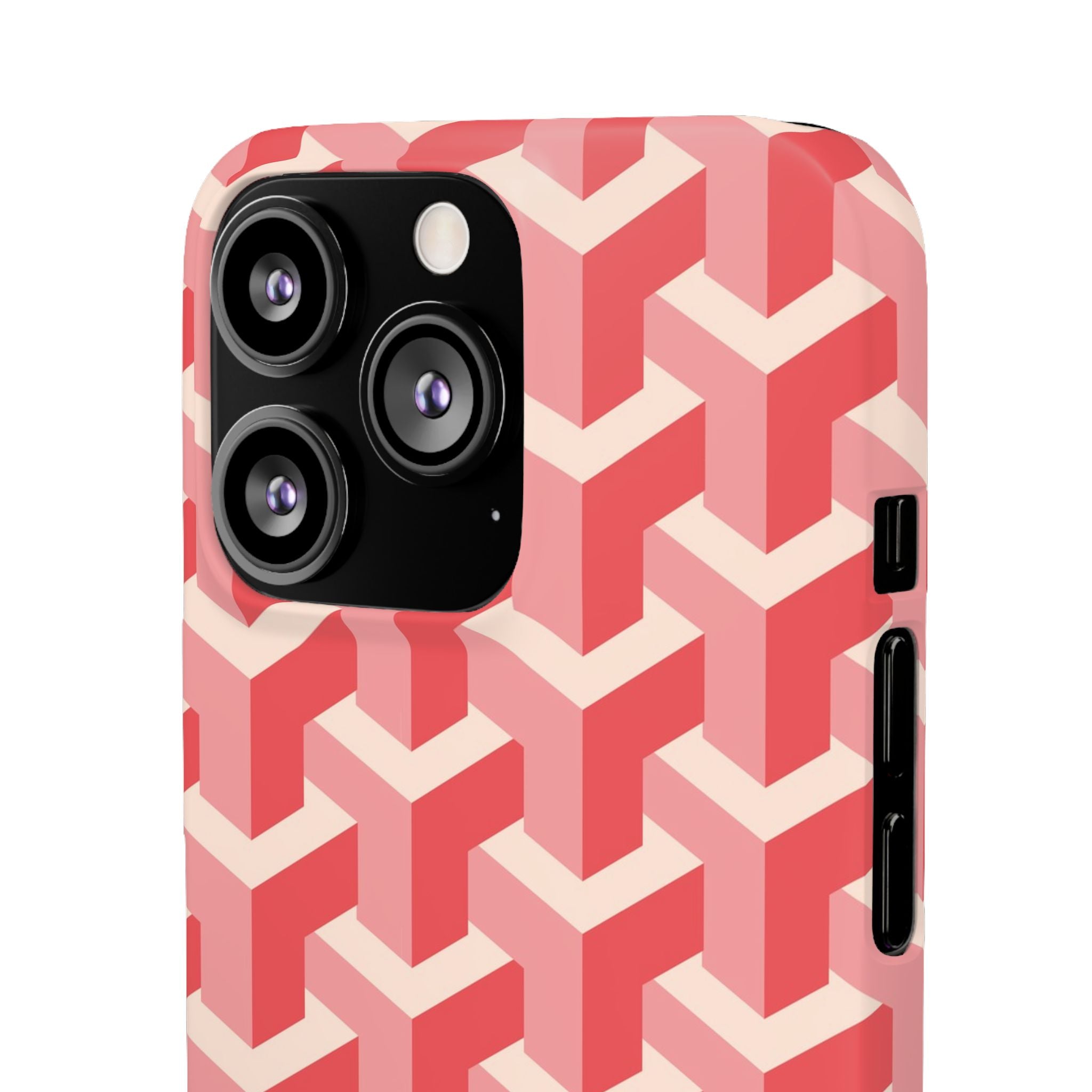 Pink Geo - Snap Case