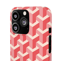 Image of Pink Geo - Snap Case